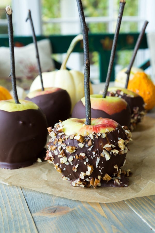 Chocolate-Dipped Apples
