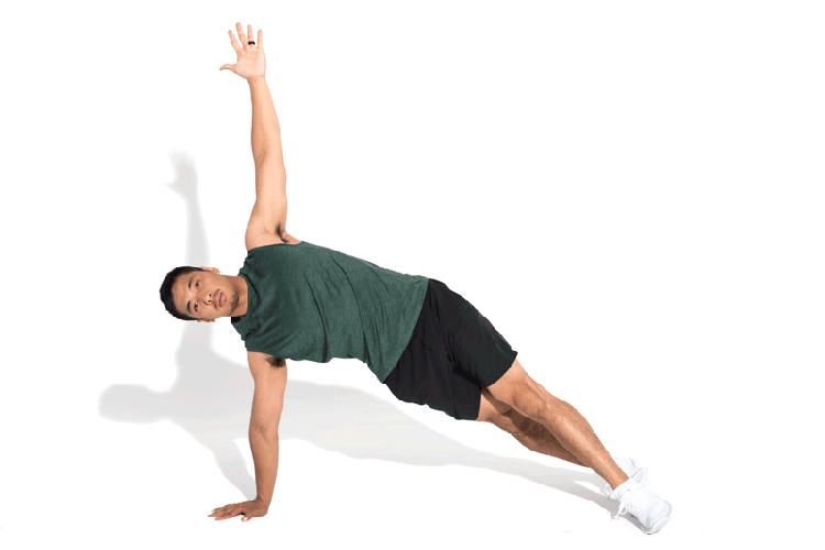 GIF of Side Plank With Hip Dip exercise