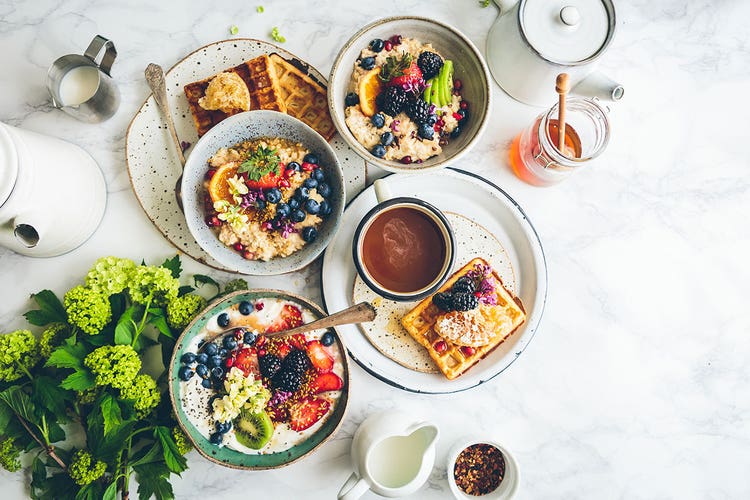 Breakfast in bed - I make a special oatmeal-and-chia concoction with my own hemp milk and different potions and powders like cacao, ashwagandha or some maca, depending how we’re feeling. [I say] “we” because I make my husband and I breakfast in bed every morning.
