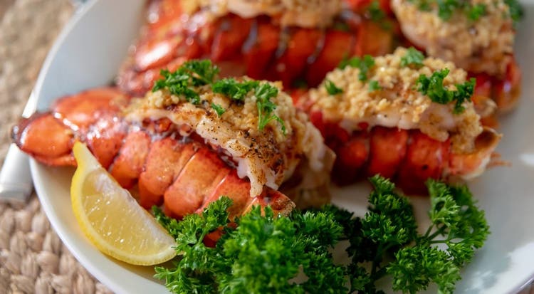 Lobster with avocado mousse recipe from Cortney Cribari