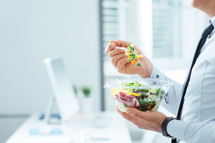 2-eating-salad-at-work