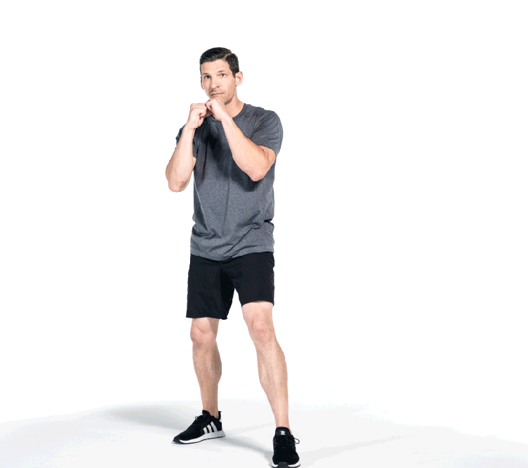 GIF of shadow boxing exercise